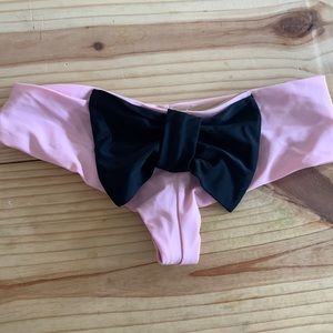 L*Space super cheeky bow swim bottoms size medium